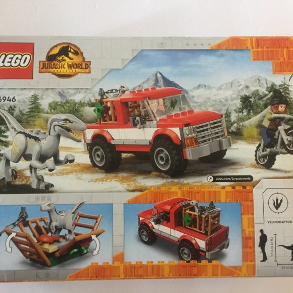 NEW Official Lego Jurassic World Dominion Blue & Beta Velociraptor Culture Set - Picture 4 of 4